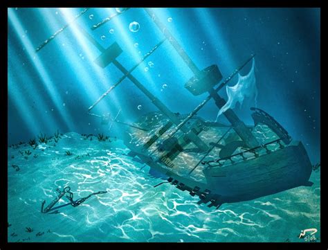 Brooke Hayes Animation Sunken Ship And Treasure Chest Research
