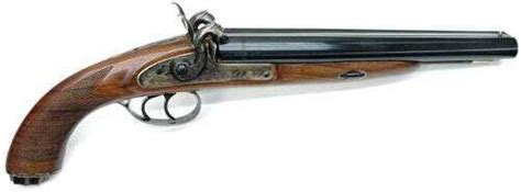 Pedersoli Howdah Hunter Black Powder Double Pistol 20 Gauge Md S358