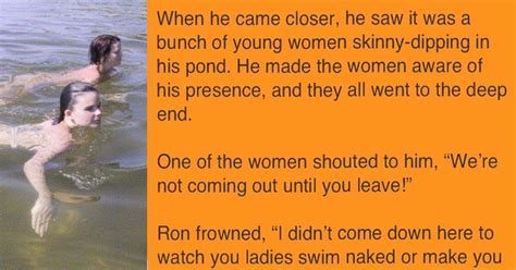 This Man Caught Naked Women Bathing In His Pond His Answer Is Brilliant