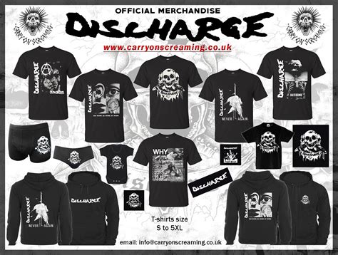 Discharge Official Merchandise