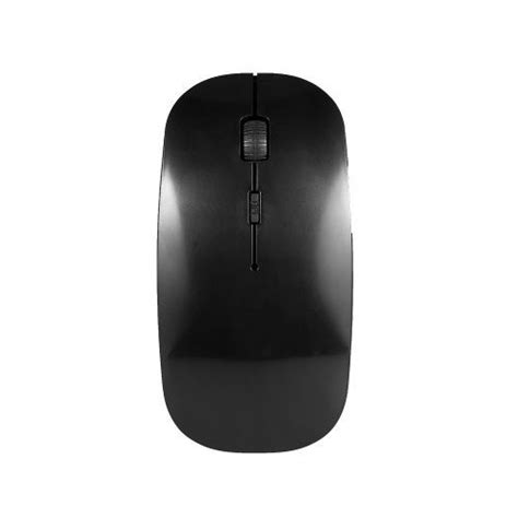 Shop Generic Portable Ultra Thin Wireless Mouse 4 Keys 24g Black