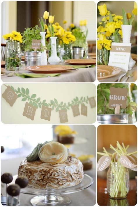 This was such a fun theme to work on! Rustic Garden Themed Baby Shower | Pizzazzerie