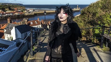 in pictures whitby turns to dark side for goth weekend bt