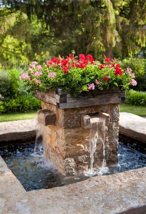 Moving water can make a soothing trickle or a lively bubble and burble. Beautiful Garden Fountains Ideas (Beautiful Garden Fountains Ideas) design ideas and photos
