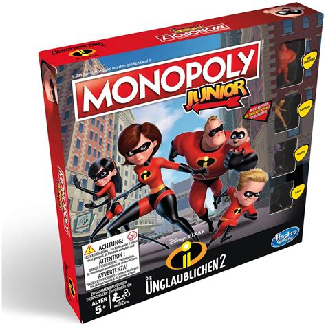 Hasbro Gaming The Incredibles Monopoly Junior Toys Zavvi 日本