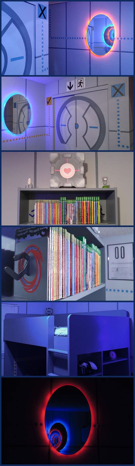 See more ideas about boys bedrooms, teenager bedroom boy, boy room. The ultimate Portal themed bedroom. Video Game come to ...