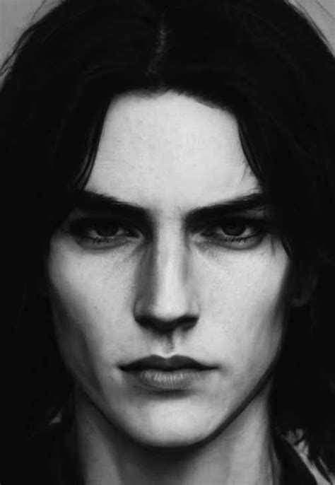 dark hair pale skin long dark hair guys with black hair black hair aesthetic face drawing