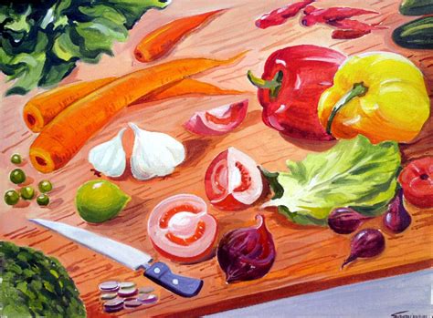10 Creative Vegetable Painting Ideas For Kids Vegetable Painting