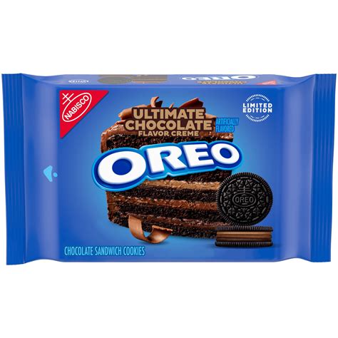 Oreo Ultimate Chocolate Flavor Creme Chocolate Sandwich Cookies