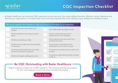 Preparing For A Cqc Inspection And Checklist Radar Healthcare