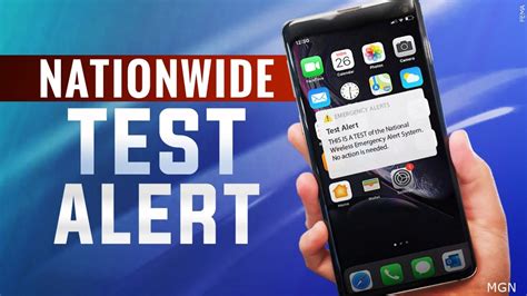 emergency alert systems being tested on cellphones tvs and radios across nation in october