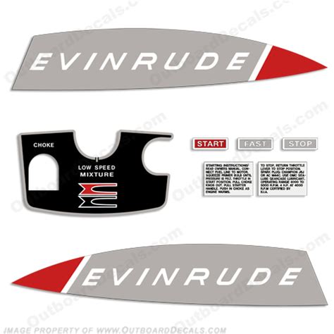 Evinrude Decals