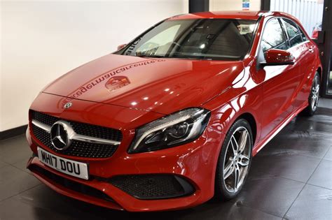 Used 2017 Red Mercedes Benz A Class Hatchback 16 A 200 Amg Line