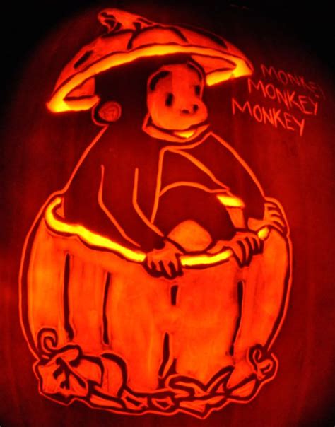 Monkey Pumpkin Carving Ideas Pumpkin Carving Halloween