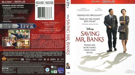 Saving Mr Banks Scanned Bluray Dvd Covers And Labels