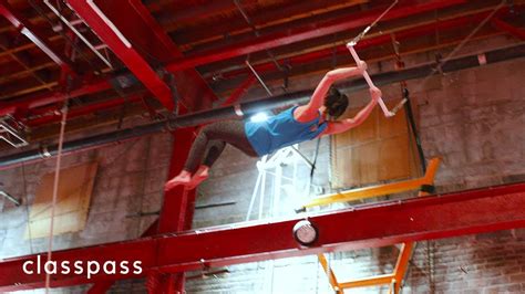 Trapeze Classes For Beginners And Experts With Classpass Youtube
