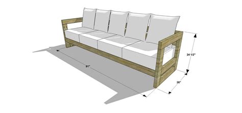 Free DIY Furniture Plans How To Build An Aegean Outdoor Sofa The