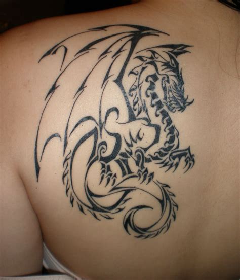 Pretty Black Dragon Tattoo Tattoomagz › Tattoo Designs