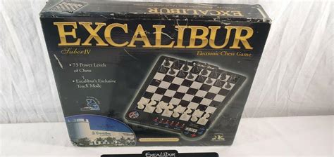 Excalibur Electronic Chess Set 901e 4 With All Pieces W Training Mode