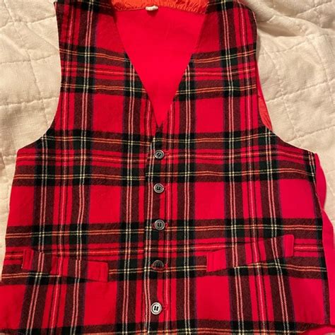 jackets and coats vintage plaid flannel vest poshmark