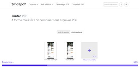 Small PDF Como Converter Juntar Dividir Desproteger E Comprimir
