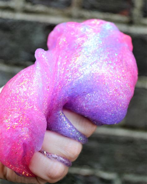 Easy Glitter Slime Recipe Using Elmers Glue All Crafty Things