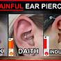 Ear Piercing Pain Level Chart