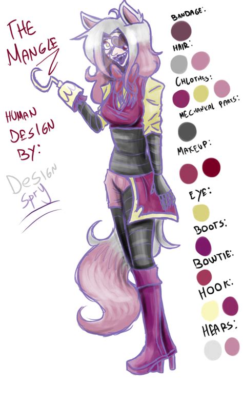 900x1200 fnaf mangle coloring pages photos fnaf coloring pages. Toy Foxy/Mangle - Human Design Updated+Colors by ...