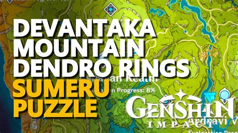 Devantaka Mountain Dendro Rings Genshin Impact Sumeru Puzzle Youtube