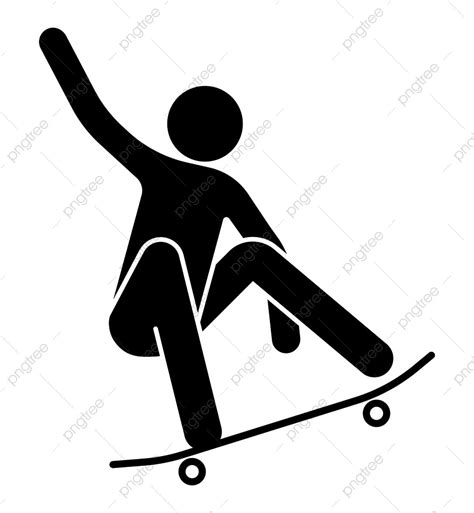 Man On A Skateboard Performs A Trick Teenager Trick Skateboard PNG