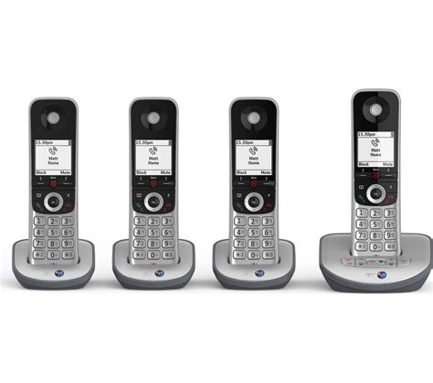 Buy Bt Advanced 1z Cordless Phone Quad Handsets Free Delivery Currys