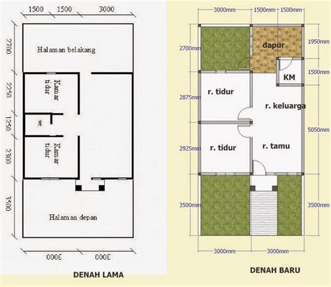 Contoh Denah Rumah Tipe 36 Sederhana Terbaru Desain Rumah Idaman Minimalis