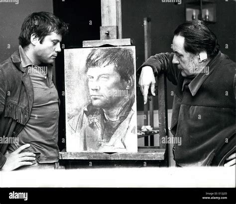 Jan 09 2012 Oliver Reed Annigoni Hi Res Stock Photography And Images