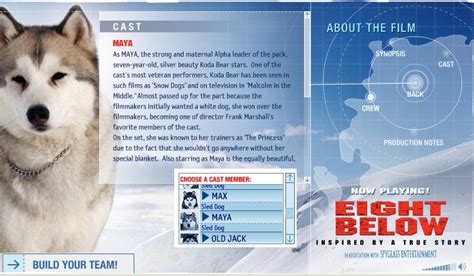 This is such a touching story (based on a real experience) about a dog sled had to own it, because it was based on a true story. K3: Eight Below...Why not!