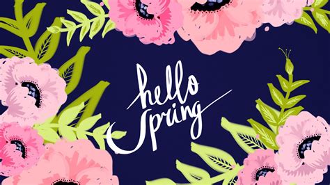 Hello Spring Wallpaper Nawpic