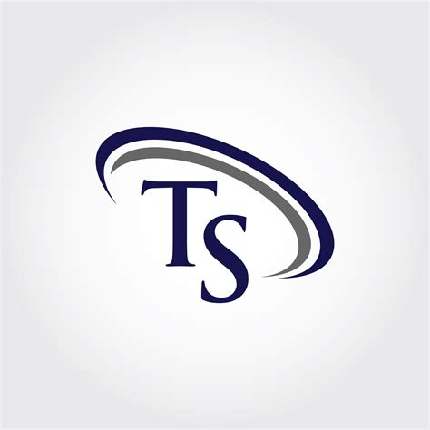 Monogram Ts Logo Design By Vectorseller Thehungryjpeg