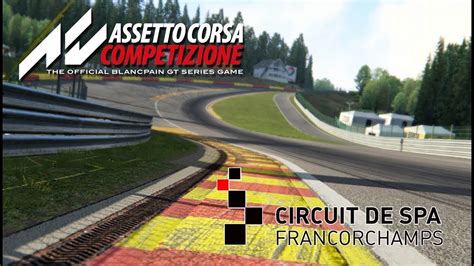 6 Minut 12 Miejsc Assetto Corsa Competizione Spa Francorchamps