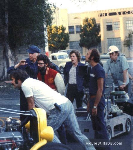 American Graffiti Behind The Scenes Photo Of George Lucas And Haskell
