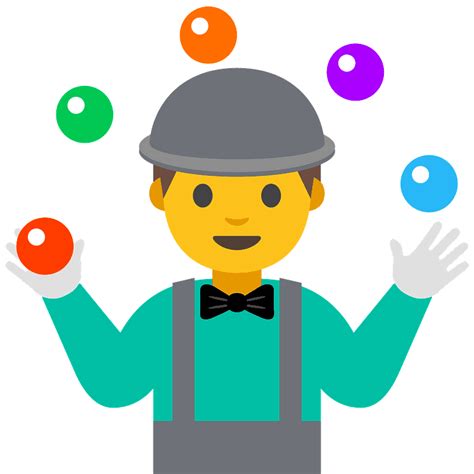 Person Juggling Emoji Clipart Free Download Transparent Png Creazilla