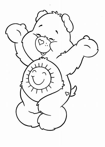 Care Coloring Bear Pages Bears Grumpy Sheet