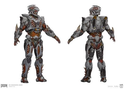 Artstation Doom Mp Cyberdemonic Armor Set Emerson Tung Armor