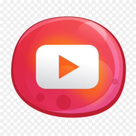 Youtube Logo Bubble Style Social Media Icon Png Similar Png