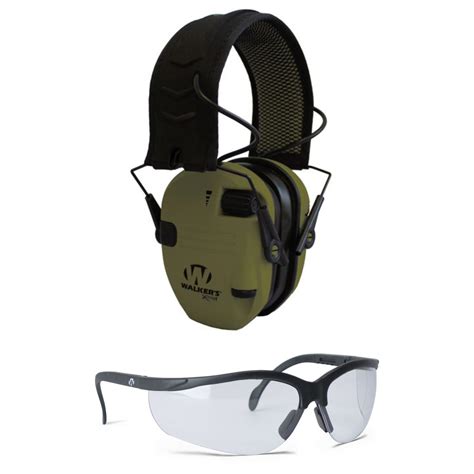 Xtreme Digital Razor Muffs With Shooting Glasses Combo Walkers