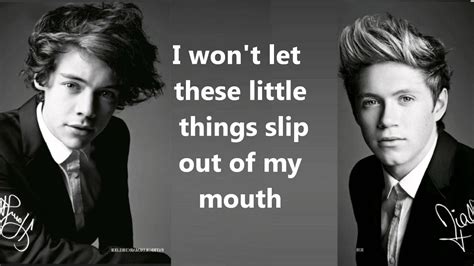 I'm in love with you, and all these little things. One Direction Little Things lyrics and pictures - YouTube