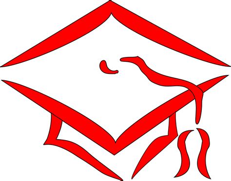 Graduation Clipart Red Png Download Full Size Clipart 2685164