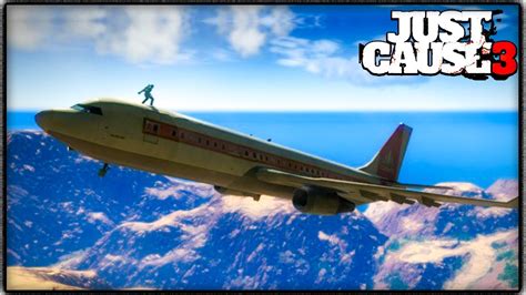 Just Cause 3 Messing Around With Cargo Plane Youtube