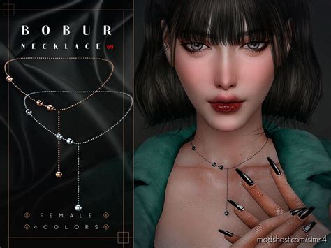 Simple Chain Necklace Sims 4 Accessory Mod Modshost