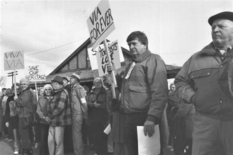 Shuswap History In Pictures Salmon Arm Protesters Send Message To