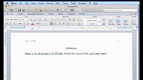 Maybe you would like to learn more about one of these? APA Format in Word for Mac - YouTube