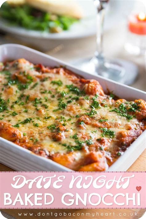 A bed of cauliflower rice sops all the extra juices, but you could stir the. Date Night Baked Gnocchi with Bacon | Recipe | Baked ...